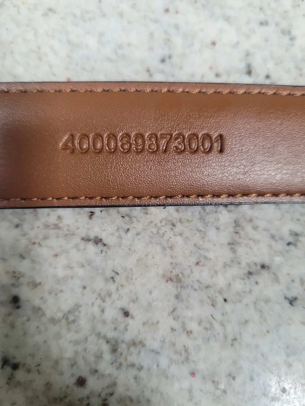 Ralph Lauren Belt Black Leather 32 Silver Buckle